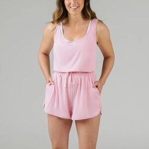 Zyia Pink Playa Romper